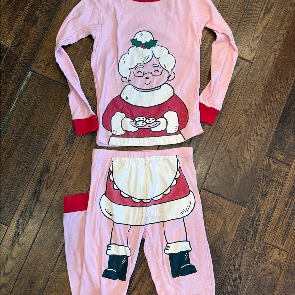 Carter's Pink Mrs. Claus Pajama Set